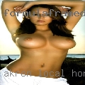 Akron local horny housewife