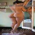 Average older naked woman