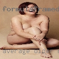 Average older naked woman