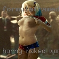 Horny naked women