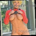 Lonely housewife seeking